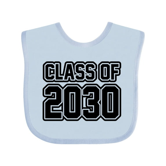 Inktastic Class of 2030 Boys or Girls Baby Bib