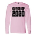 thumbnail image 1 of Inktastic Class of 2030 Long Sleeve T-Shirt, 1 of 5