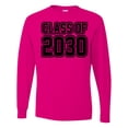 thumbnail image 1 of Inktastic Class of 2030 Long Sleeve T-Shirt, 1 of 5