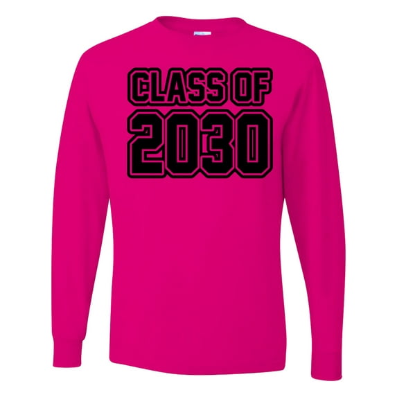 Inktastic Class of 2030 Long Sleeve T-Shirt