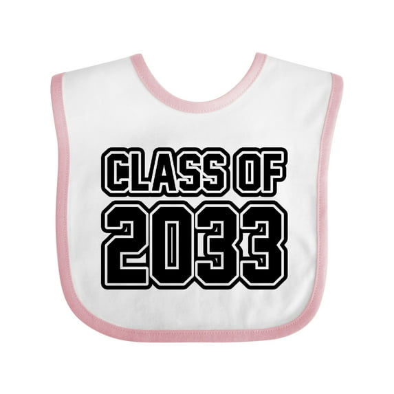 Inktastic Class of 2033 Boys or Girls Baby Bib
