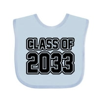 Inktastic Class of 2033 Boys or Girls Baby Bib