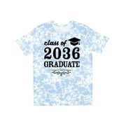 Inktastic Class of 2036 Graduate with Graduation Cap T-Shirt