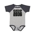 thumbnail image 1 of Inktastic Class of 2036 in Black Outlined Text Boys or Girls Baby Bodysuit, 1 of 5