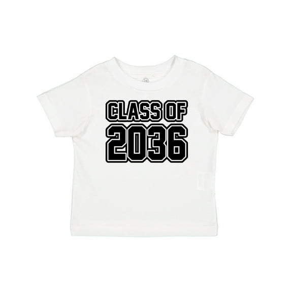 Inktastic Class of 2036 in Black Outlined Text Boys or Girls Baby T-Shirt