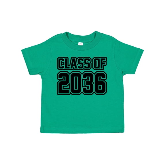 Inktastic Class of 2036 in Black Outlined Text Boys or Girls Toddler T-Shirt