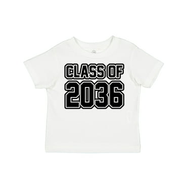 Inktastic Class of 2036 in Black Outlined Text Boys or Girls Toddler T-Shirt