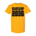 thumbnail image 1 of Inktastic Class of 2036 in Black Outlined Text T-Shirt, 1 of 5