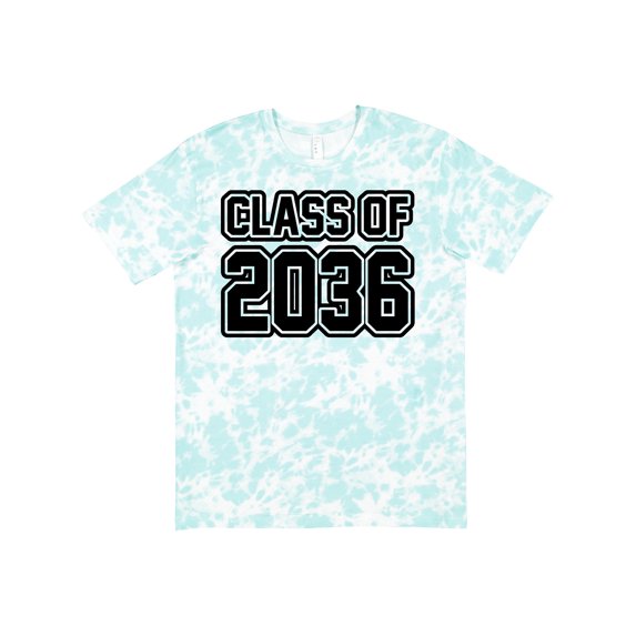 Inktastic Class of 2036 in Black Outlined Text T-Shirt