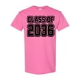 thumbnail image 1 of Inktastic Class of 2036 in Black Outlined Text T-Shirt, 1 of 5