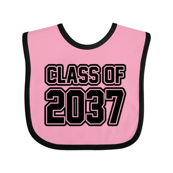 Inktastic Class of 2037 Boys or Girls Baby Bib