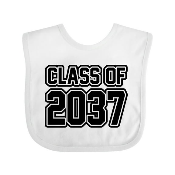 Inktastic Class of 2037 Boys or Girls Baby Bib