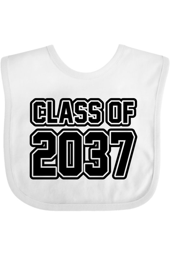 Class of 2037 Boys or Girls Baby Bib