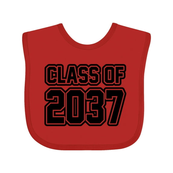 Inktastic Class of 2037 Boys or Girls Baby Bib