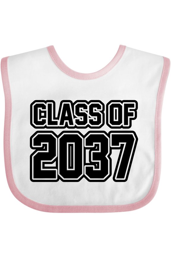 Class of 2037 Boys or Girls Baby Bib