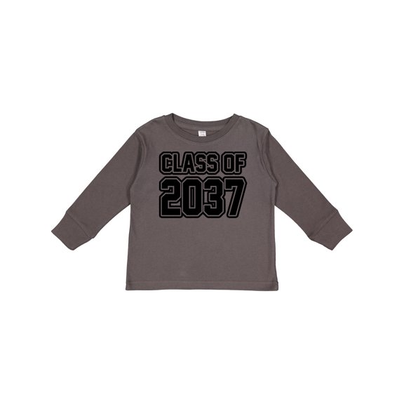 Inktastic Class of 2037 Boys or Girls Long Sleeve Toddler T-Shirt