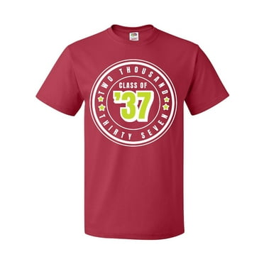 Inktastic Class of 2037 in White Circle with Stars T-Shirt