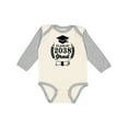 thumbnail image 1 of Inktastic Class of 2038 Grad with Diploma and Graduation Cap Boys or Girls Long Sleeve Baby Bodysuit, 1 of 5