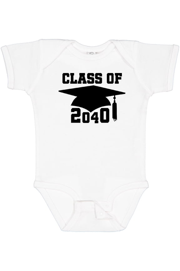 Class of 2040 Graduation Boys or Girls Baby Bodysuit