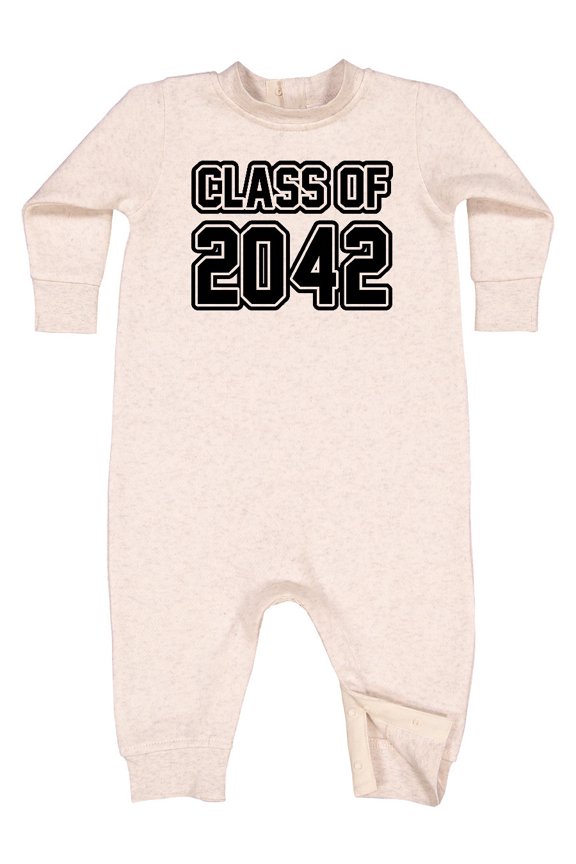 Class of 2042 Baby Fleece Romper