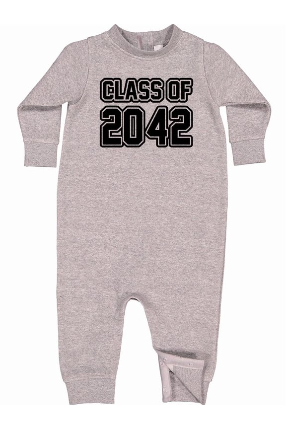 Class of 2042 Baby Fleece Romper