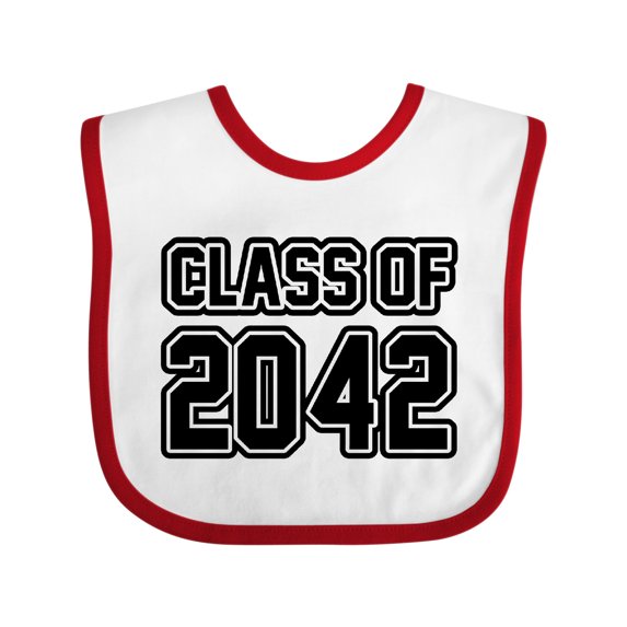Inktastic Class of 2042 Boys or Girls Baby Bib