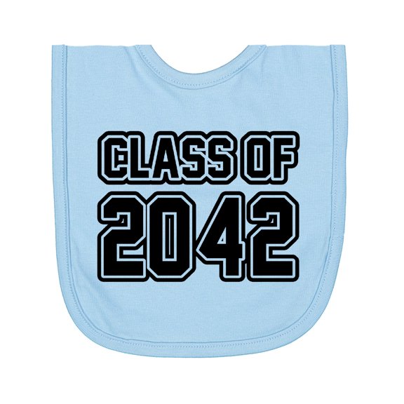 Inktastic Class of 2042 Newborn Bib