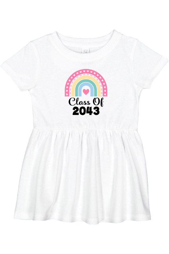 Class of 2043 Girls Rainbow Girls Baby Dress