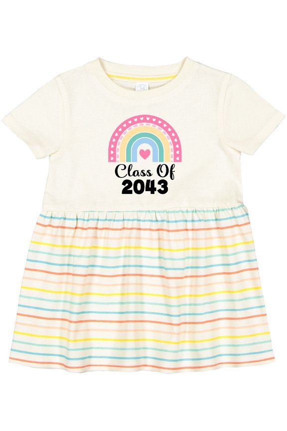 Class of 2043 Girls Rainbow Girls Baby Dress