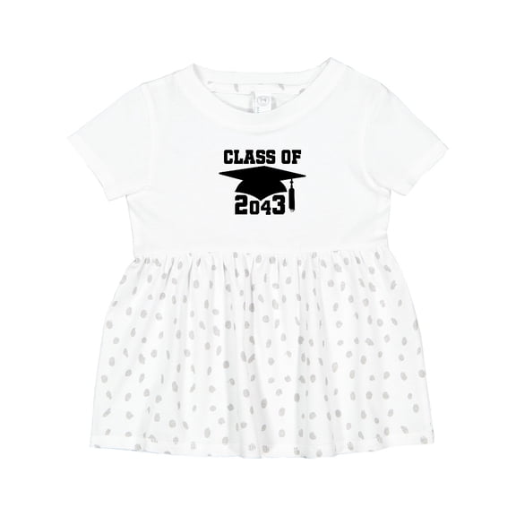Inktastic Class of 2043 Graduation Girls Baby Dress