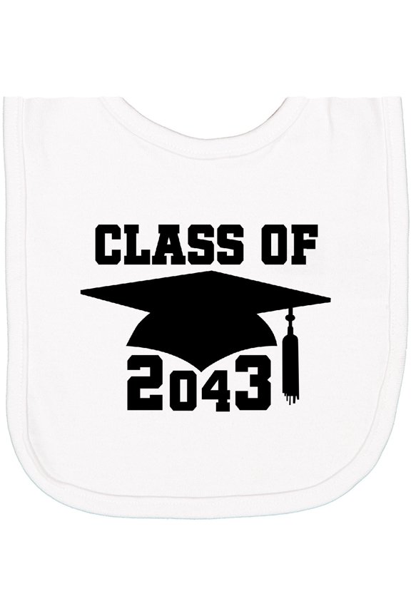 Class of 2043 Graduation Newborn Bib