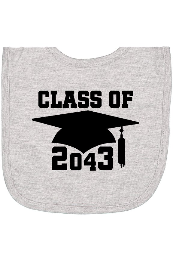Class of 2043 Graduation Newborn Bib