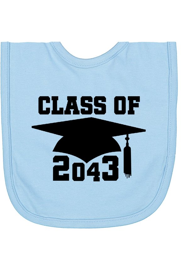 Class of 2043 Graduation Newborn Bib