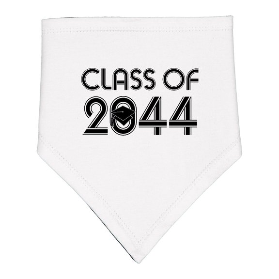Inktastic Class of 2044 Childrens Future Graduate Baby Bandana Bib