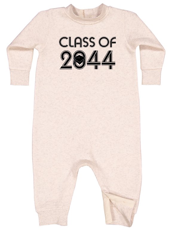 Class of 2044 Childrens Future Graduate Baby Fleece Romper