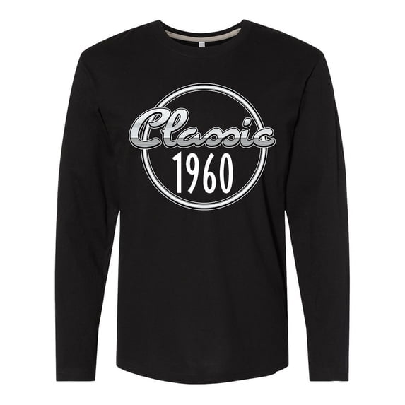 Inktastic Classic 1960 Birth Year Long Sleeve T-Shirt