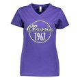 thumbnail image 1 of Inktastic Classic 1967 Birth Year Women's V-Neck T-Shirt, 1 of 5