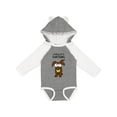 thumbnail image 1 of Inktastic Clearly Up To Something-long haired dachshund Boys or Girls Long Sleeve Baby Bodysuit, 1 of 5