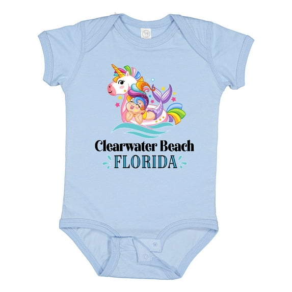 Inktastic Clearwater Beach Florida Girls Baby Bodysuit