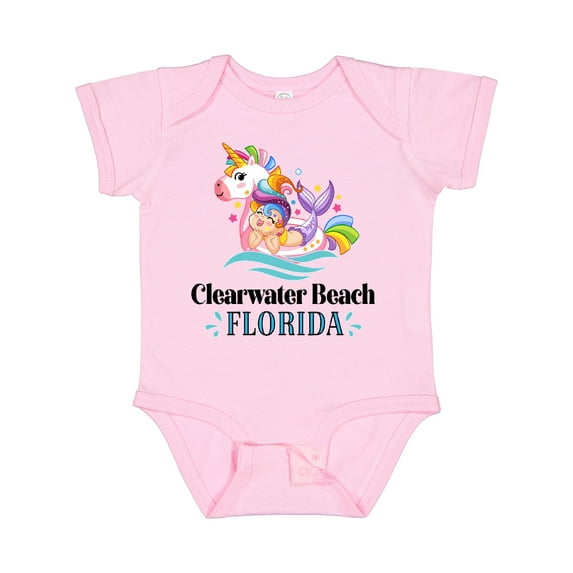 Inktastic Clearwater Beach Florida Girls Baby Bodysuit