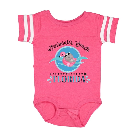 Inktastic Clearwater Beach Florida Trip Girls Baby Bodysuit