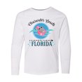 thumbnail image 1 of Inktastic Clearwater Beach Florida Trip Long Sleeve Youth T-Shirt, 1 of 5