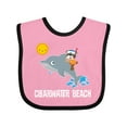 thumbnail image 1 of Inktastic Clearwater Beach Florida Vacation Boys or Girls Baby Bib, 1 of 4