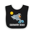 thumbnail image 1 of Inktastic Clearwater Beach Florida Vacation Boys or Girls Baby Bib, 1 of 4