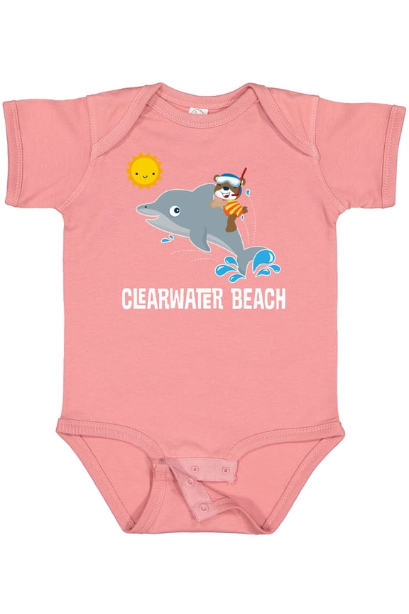 Clearwater Beach Florida Vacation Boys or Girls Baby Bodysuit