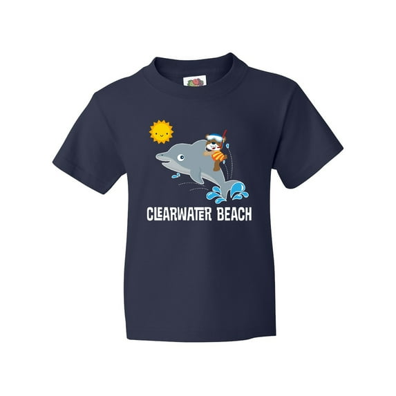 Inktastic Clearwater Beach Florida Vacation Youth T-Shirt