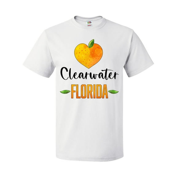 Inktastic Clearwater Florida Orange in Heart T-Shirt