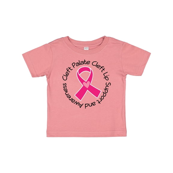 Inktastic Cleft Palate Cleft Lip Awareness Ribbon Boys or Girls Baby T-Shirt