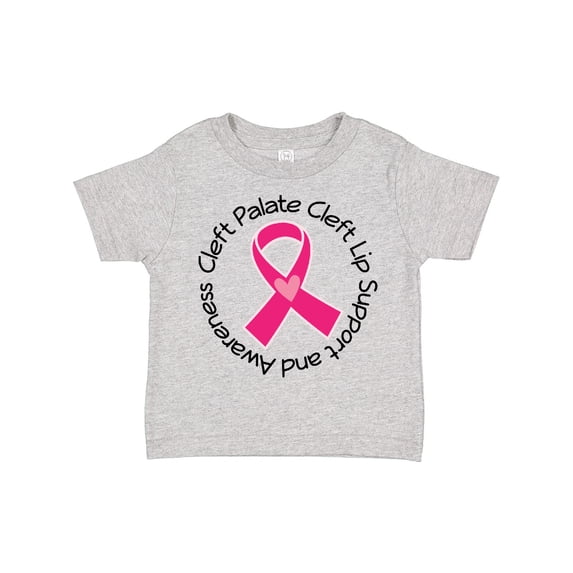 Inktastic Cleft Palate Cleft Lip Awareness Ribbon Boys or Girls Toddler T-Shirt