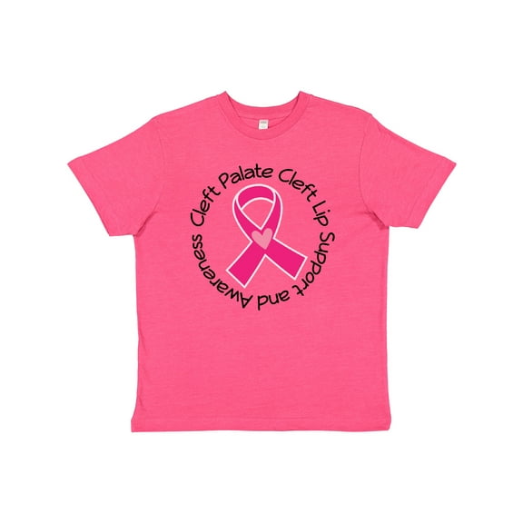 Inktastic Cleft Palate Cleft Lip Awareness Ribbon Youth T-Shirt